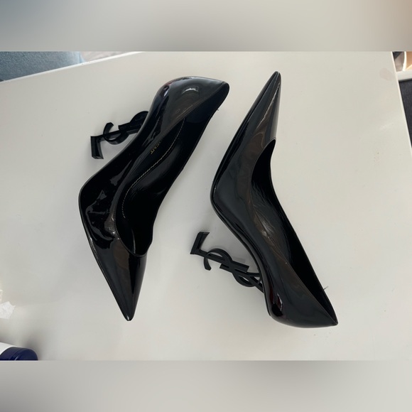 YSL Opyum Leather Heels size EU 38; US SIZE 7.5//8 - Picture 7 of 14